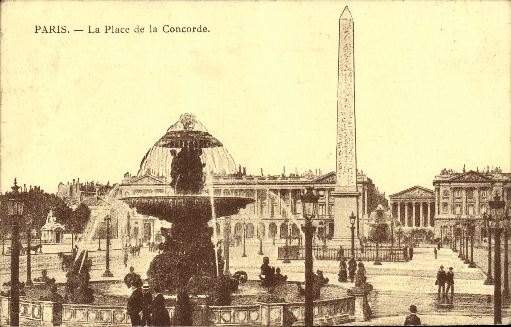 CPA Paris La Place de la Concorde 