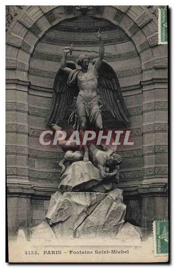 CPA Paris Fontaine Saint Michel 