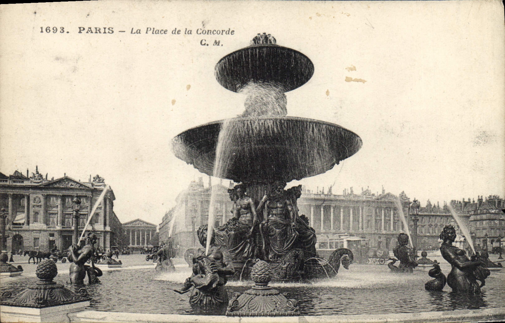 CPA Paris La Place de la Concorde 