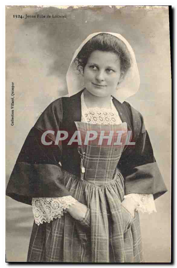 CPA Jeune Fille de Locmixe 