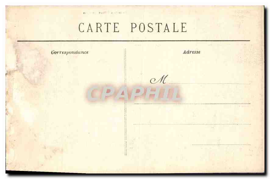 CPA Jeune Fille de Locmixe  — Verso