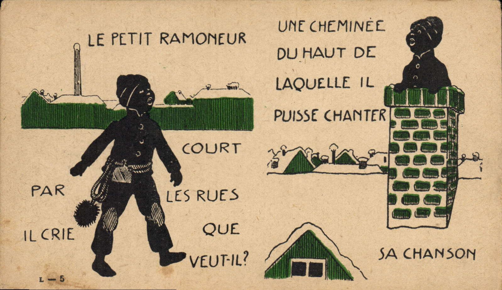 CPA Les Rues Veut il Le petit Ramoneur 
