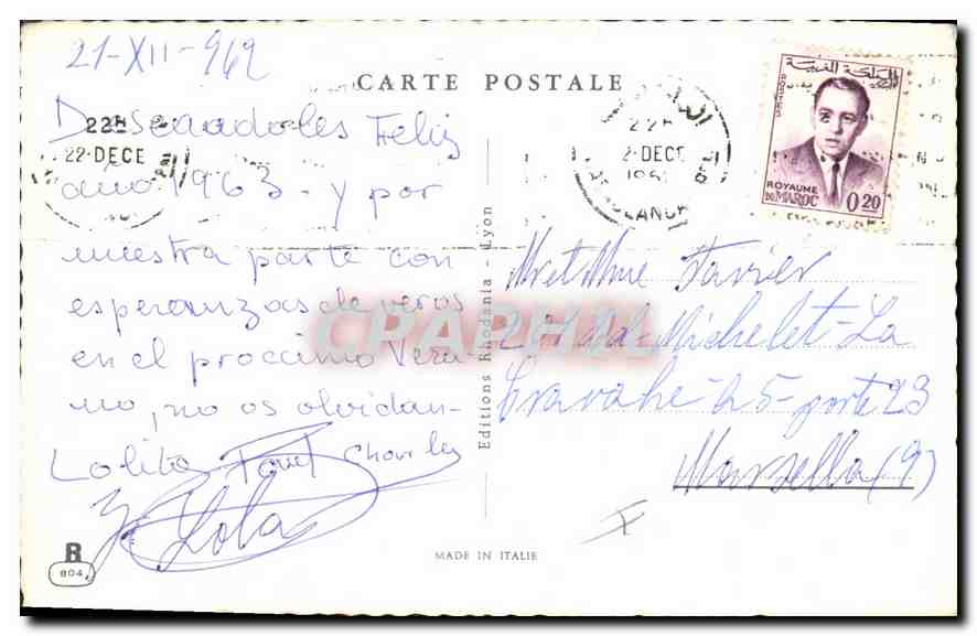 CPA Fantaisie Enfants — Rückseite