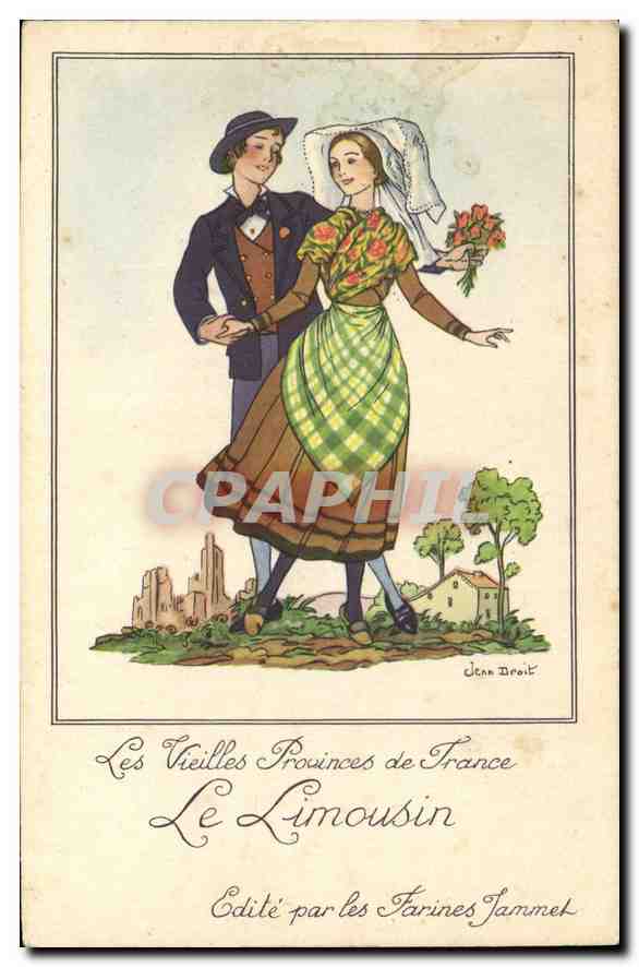 CPA Les Vieilles Provinces de France Le Limousin Farines Jammet