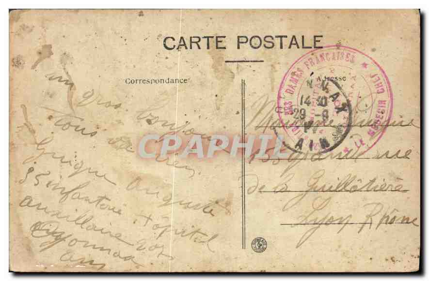 CPA Anciens Costumes Bressant Jeunes Maries  — Rückseite
