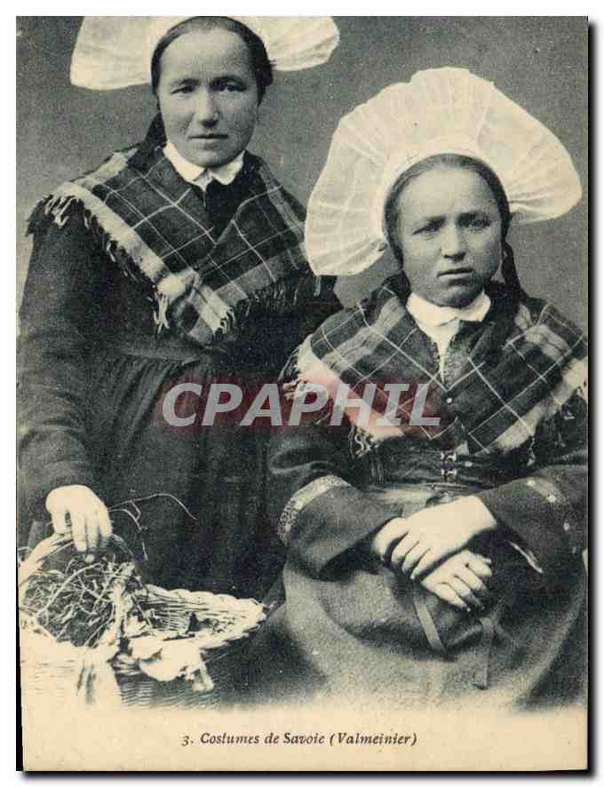 CPA Costumes de Savoie Valmeintier 