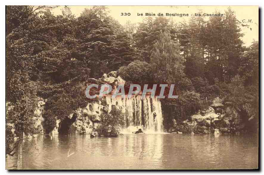 CPA Le Bois de Boulogne La Cascade 