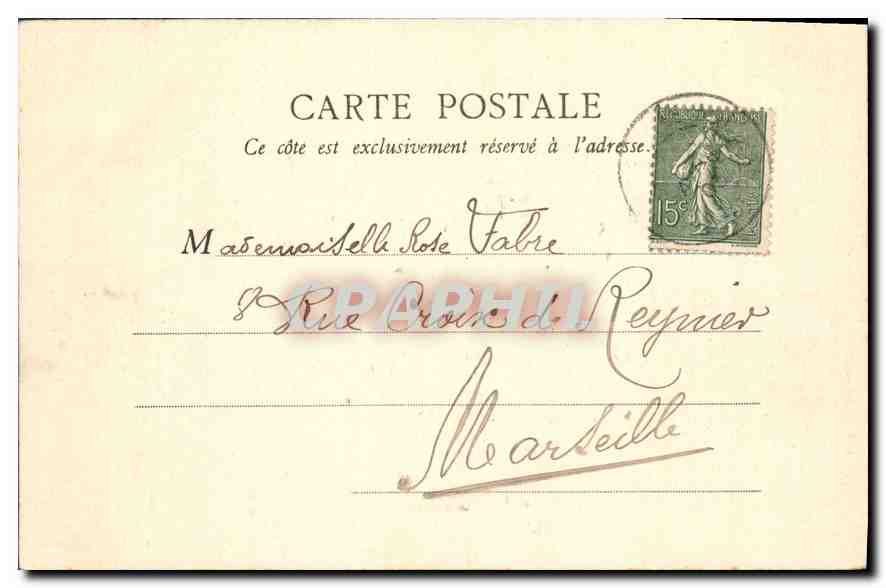 CPA Paris Petit Palais des Beaux Arts — Rückseite