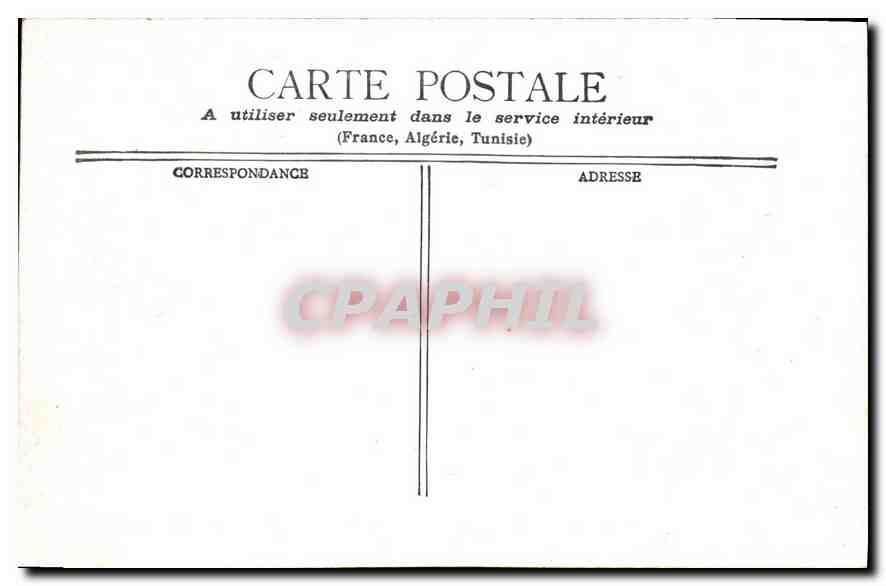 CPA Paris Le Conseil d'etat place du Palais Royal  — Rückseite