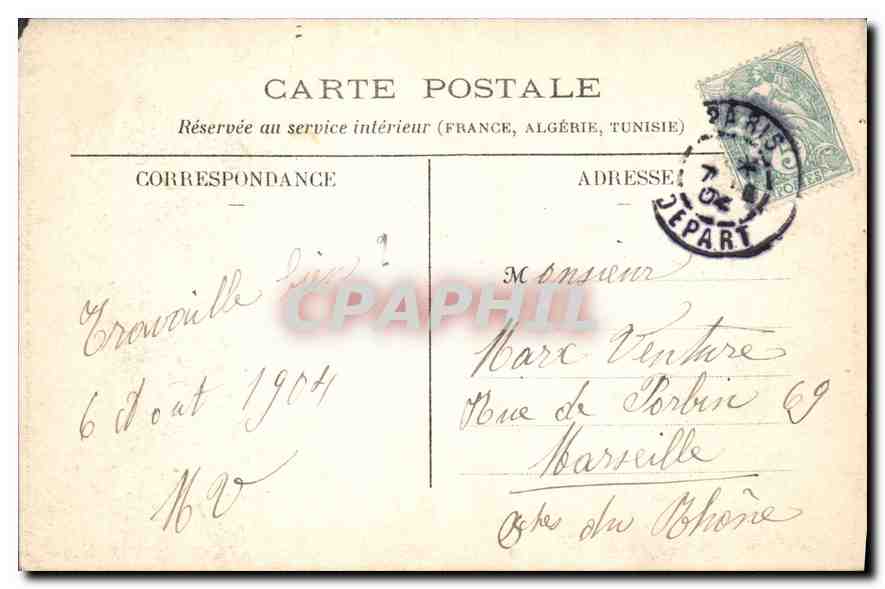 CPA Paris Tombeau de Napoleon I  — Verso