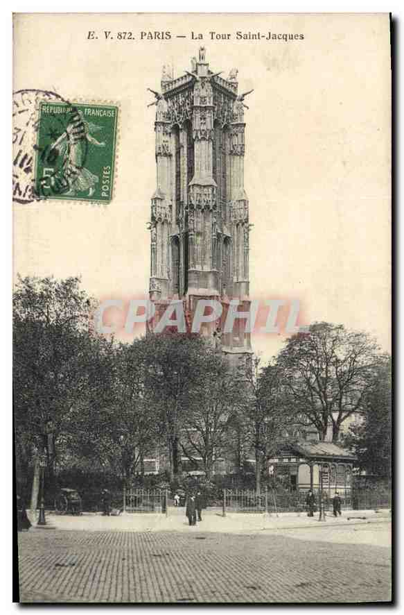 CPA Paris La Tour Saint Jacques 