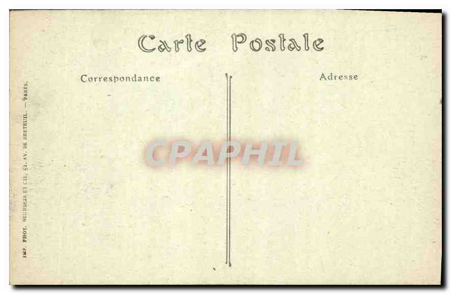 CPA Paris La Colonne du Julliet Place de la Bastille  — Rückseite