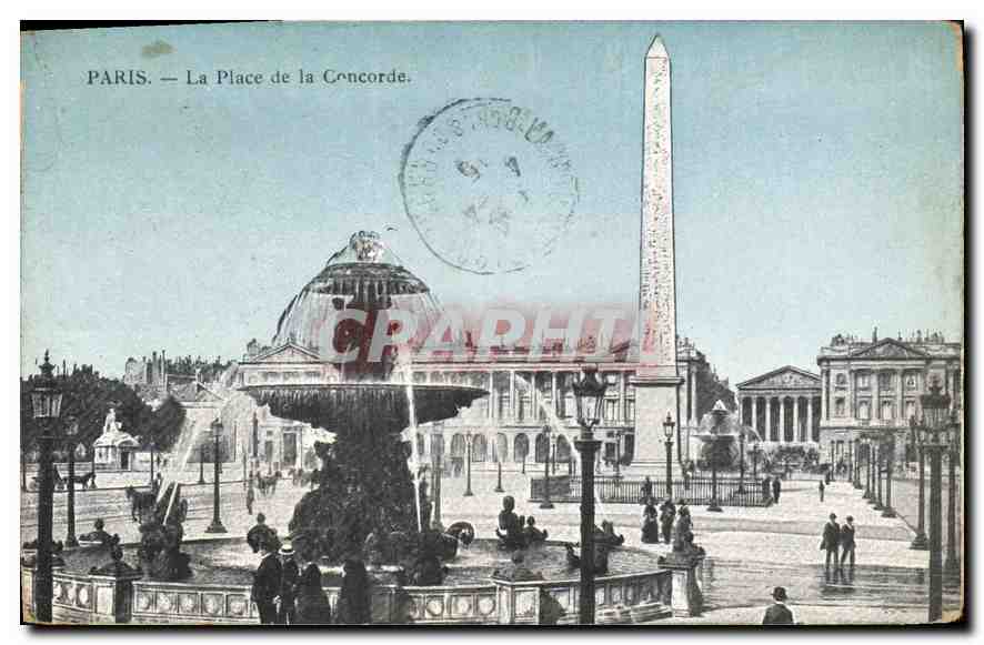 CPA Paris La Place de la Concorde 