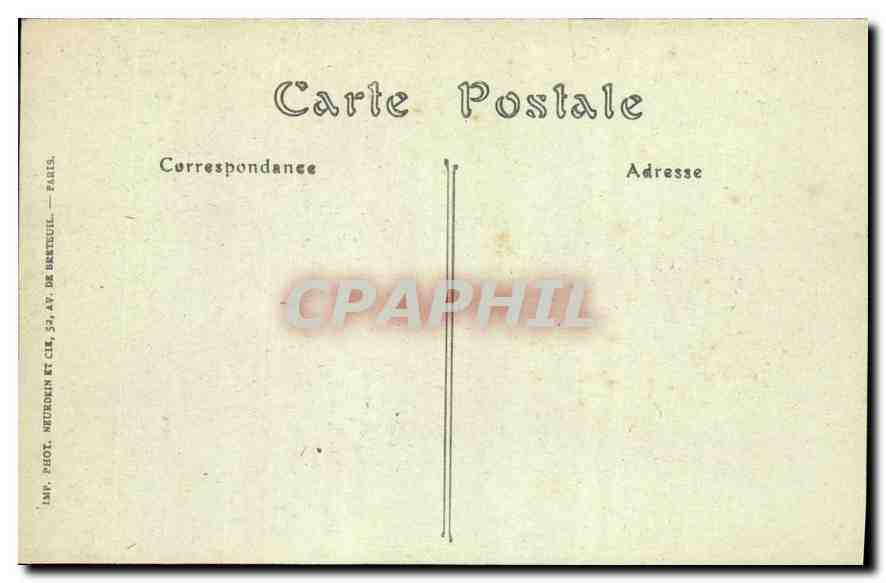 CPA Paris La Place de la Concorde  — Rückseite