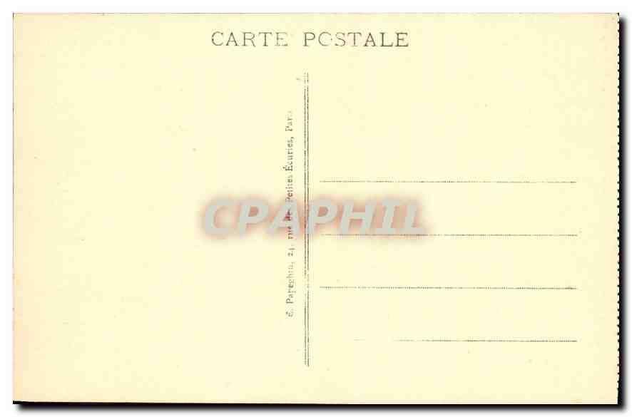 CPA Paris Notre Dame La Facade  — Verso