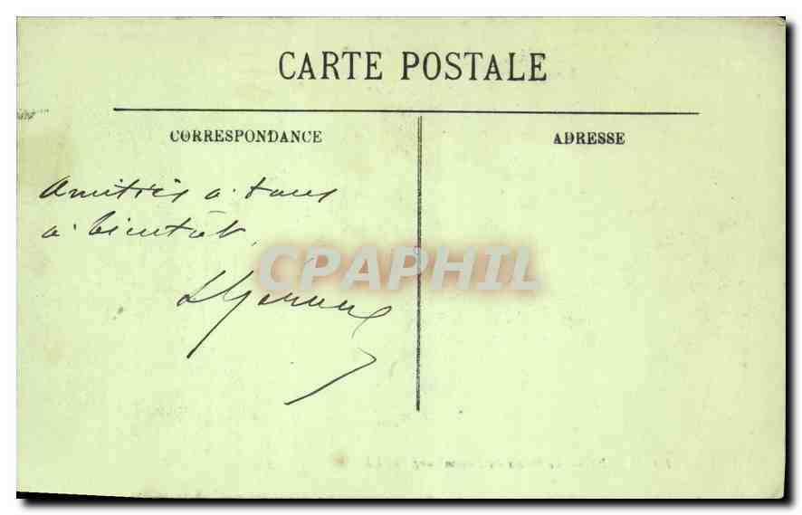CPA Paris Le Palais du Luxembourg  — Rückseite