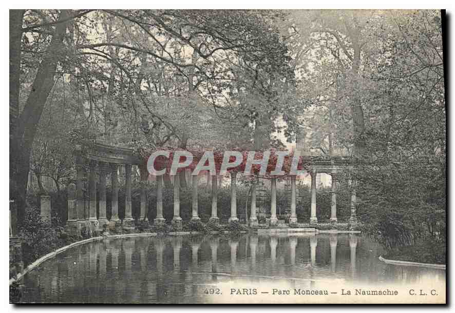 CPA Paris Parc Monceau La Naumachie 