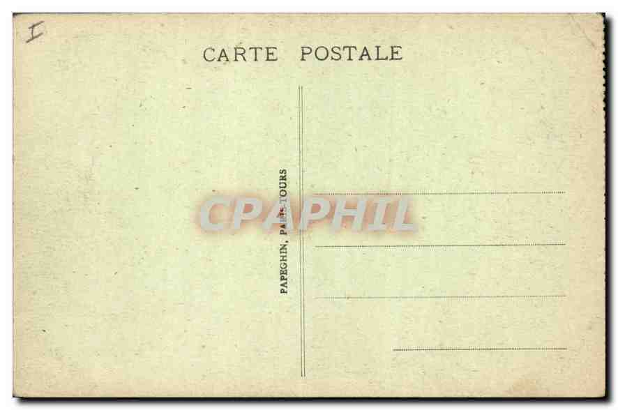 CPA Paris l'Hotel de Ville et la Pont d'Arcole — Verso