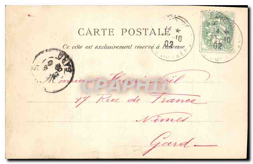 CPA Paris Saint Nicolas des champs  — Rückseite