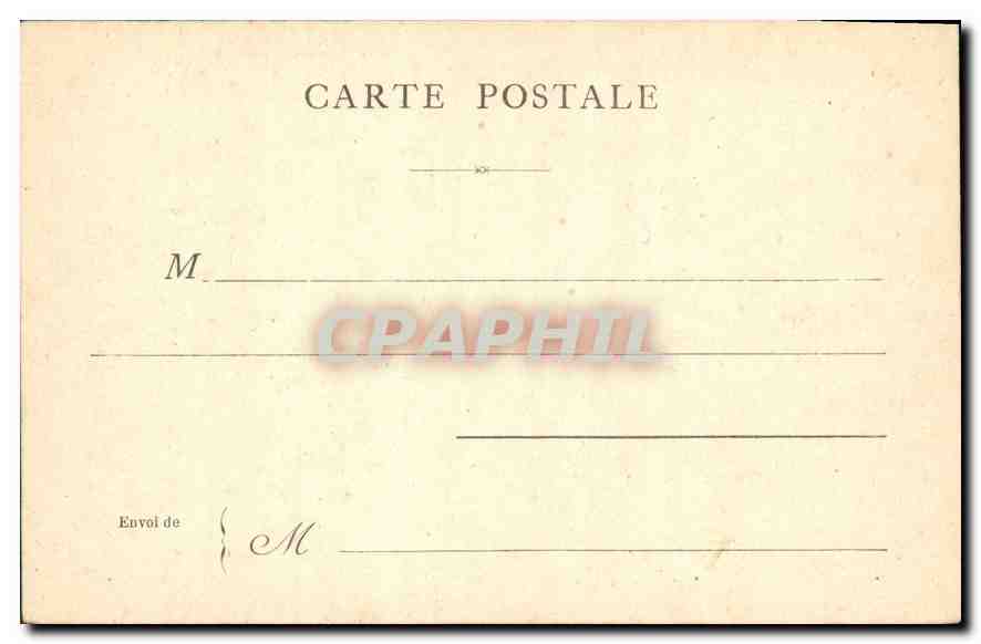 CPA Paris Avenue de l'Opera  — Verso