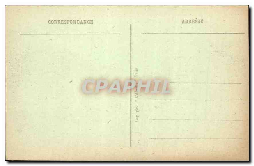 CPA Paris l'Avenue des Champs et les Chaveaux de Marly  — Rückseite