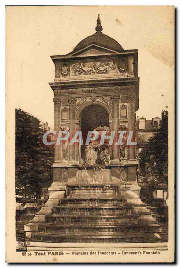 CPA Teut Paris Fontaine des Innocents 