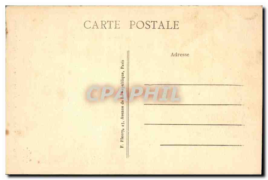 CPA Teut Paris Fontaine des Innocents  — Rückseite