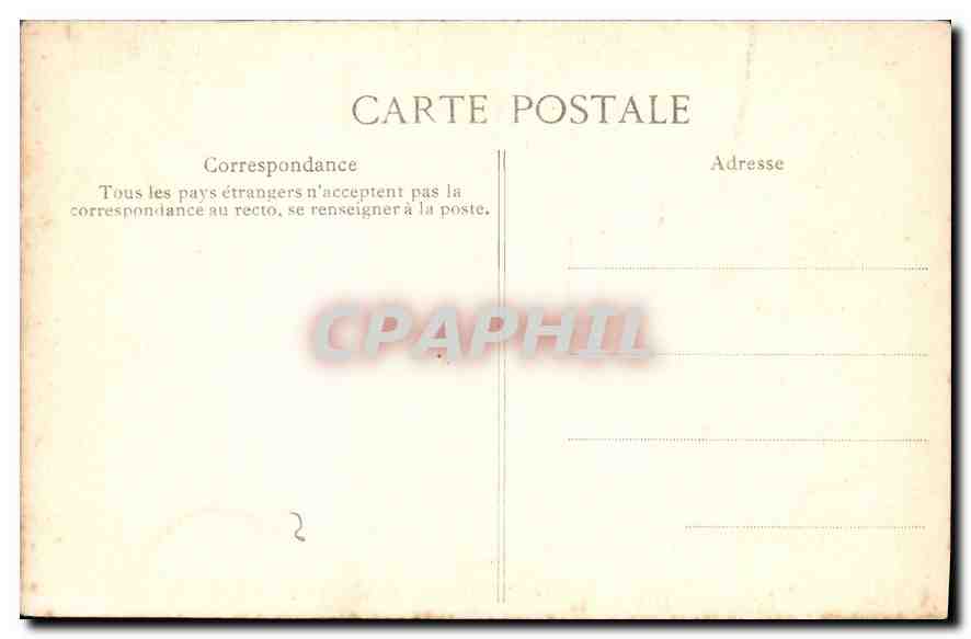 CPA Paris Comedie Francaise Galerie des Bustes  — Rückseite
