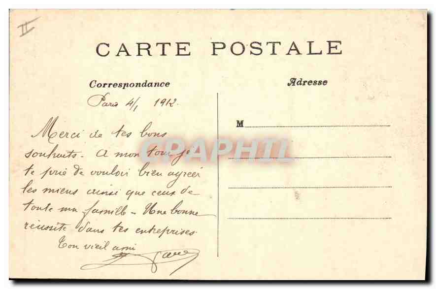 CPA Paris Bois de Boulogne Les Bords du Lac  — Rückseite