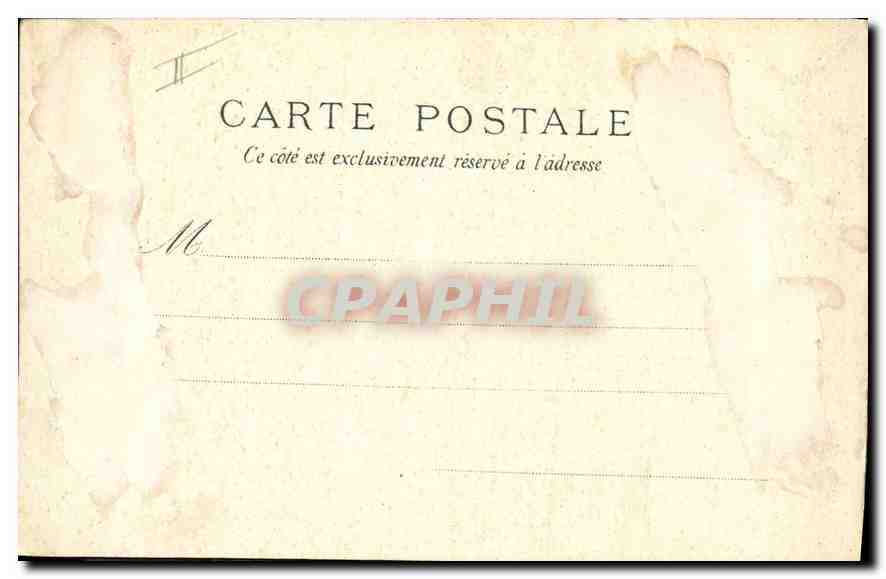 CPA Paris Cascade du Bois de Boulogne  — Verso