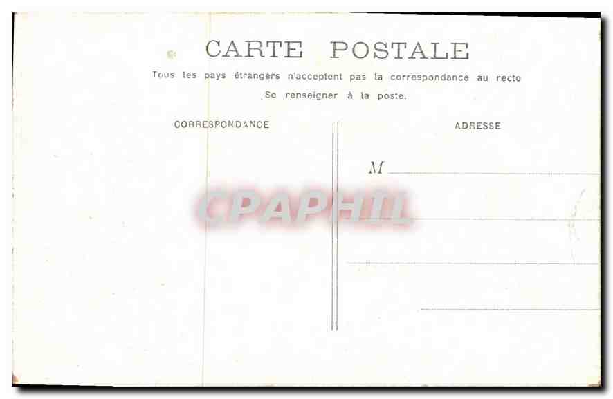 CPA Paris Bois de Boulogne Allee des Acacias  — Rückseite