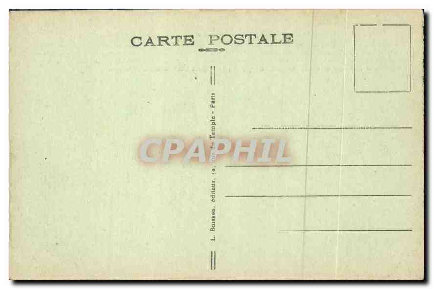 CPA Paris Jardin du Luxembourg et Senat  — Rückseite