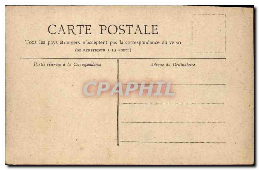 CPA Paris Le Parc Monceau La Naumachie  — Rückseite