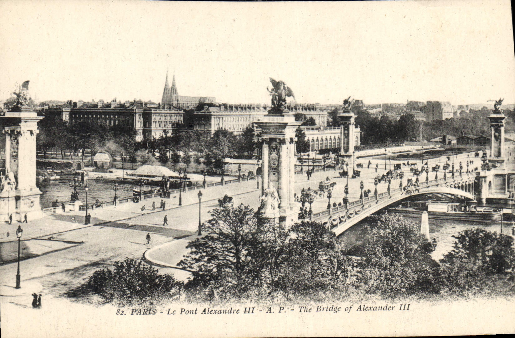 CPA Paris Le Pont Alexandre III 