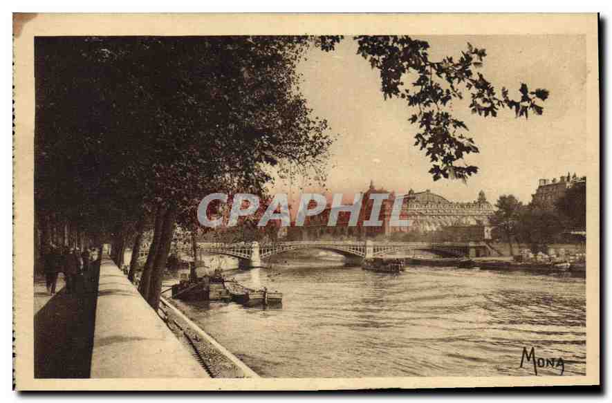 CPA Paris Perspective sur la Seine et la Gare d'Orsay 