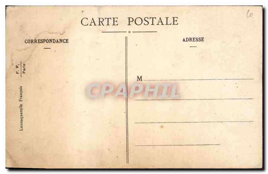 CPA Paris La Colonne de Juillet  — Rückseite