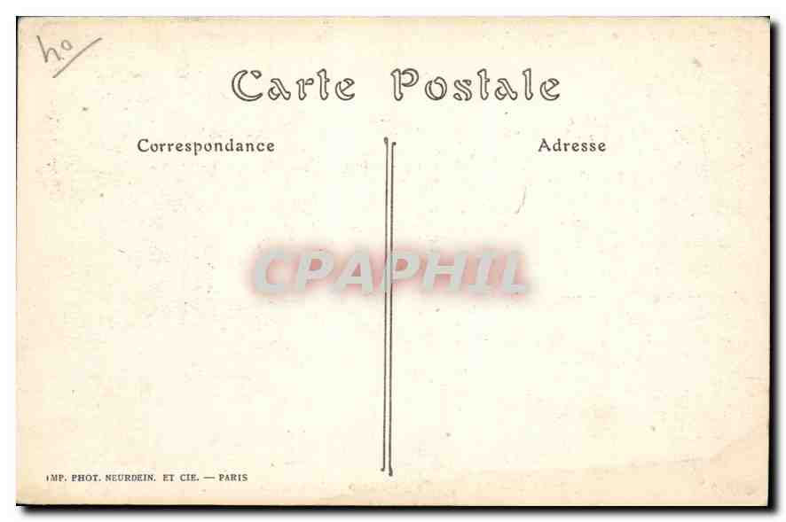 CPA Paris La Colonne de Juillet Place de la Bastille  — Rückseite