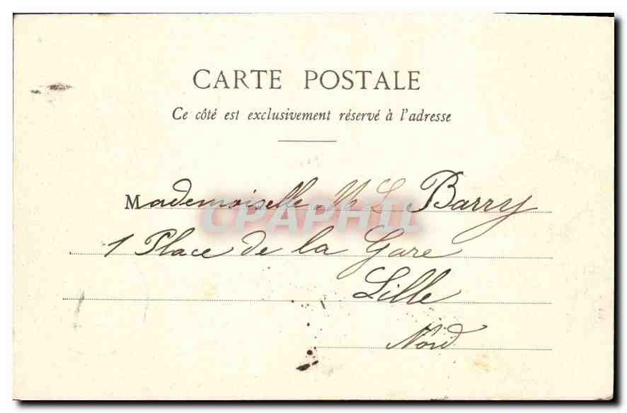 CPA Paris Theatre Francais  — Rückseite
