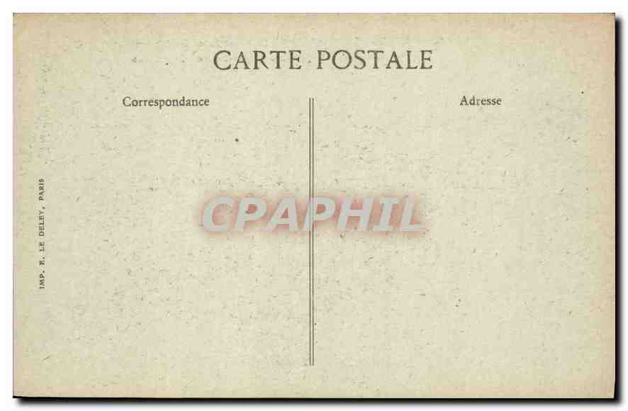 CPA Paris Le Pont de la Concorde et la Chambre des Deputes  — Rückseite