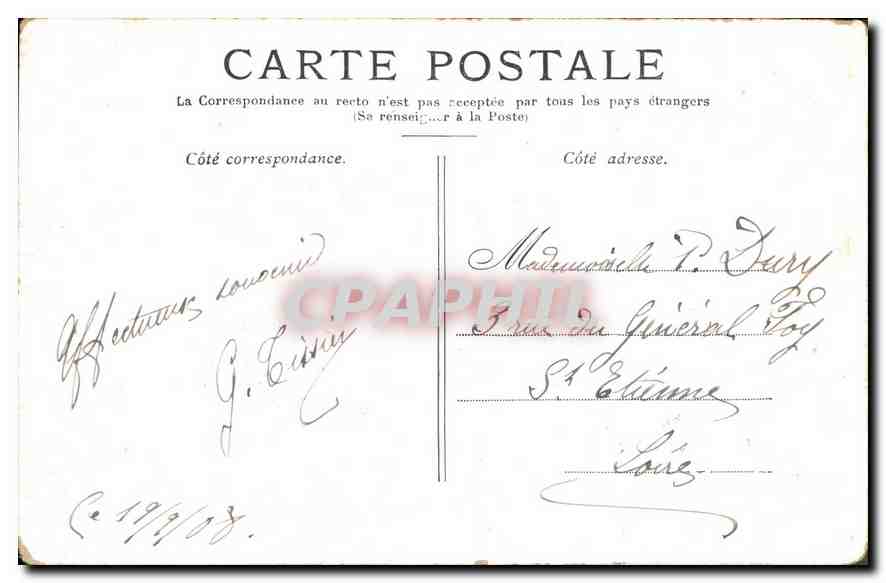 CPA Paris Notre Dame  — Rückseite