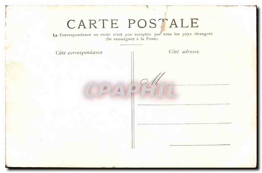 CPA Paris Notre Dame  — Verso