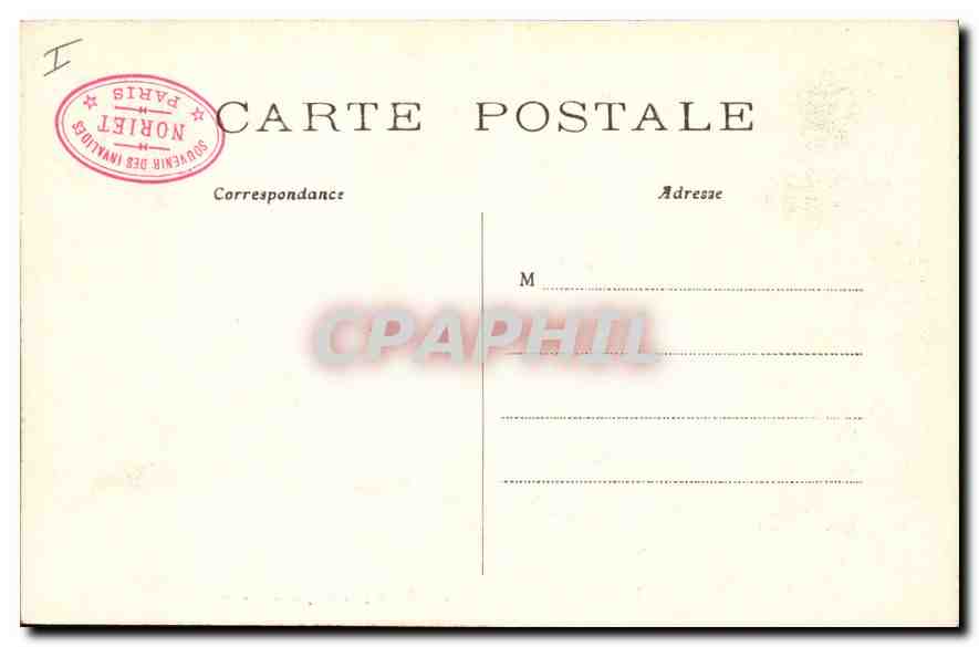 CPA Paris Hotel des Invalides entree principale  — Rückseite