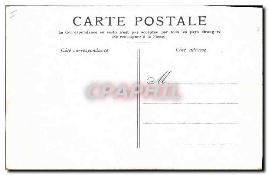 CPA Paris Le Pont Alexandre III  — Verso