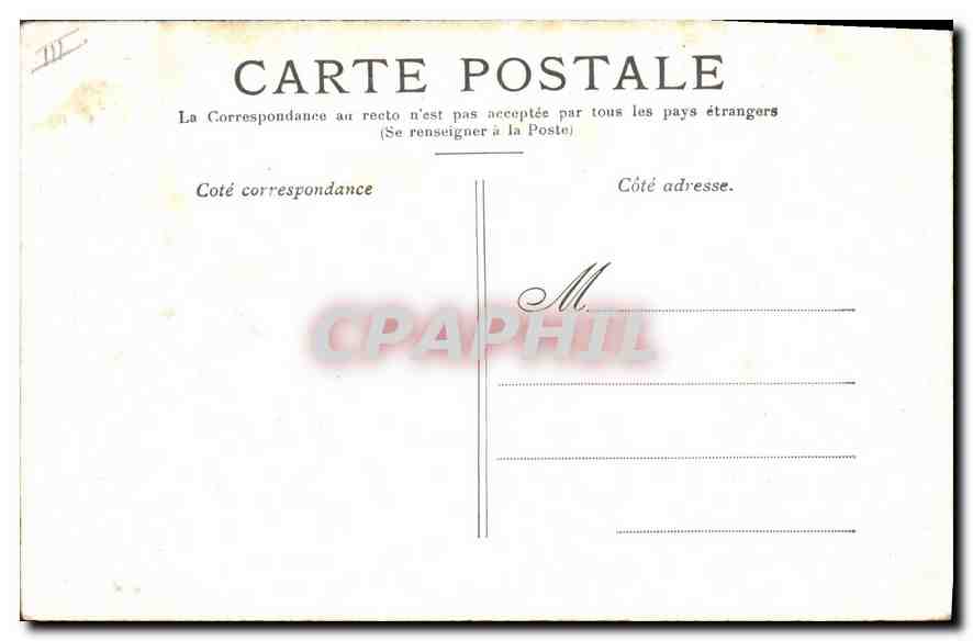 CPA Paris le Boulevard des Italiens  — Rückseite