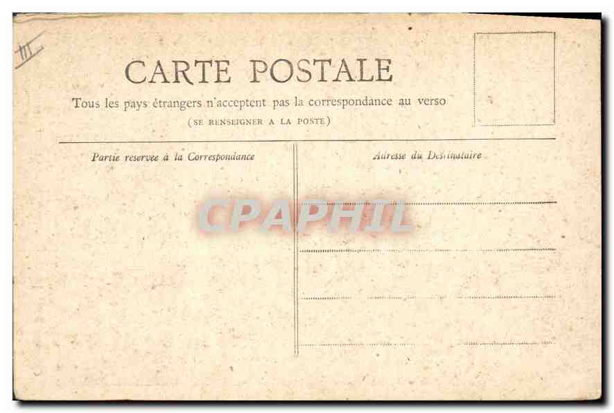 CPA Paris La Porte Saint Denis  — Verso