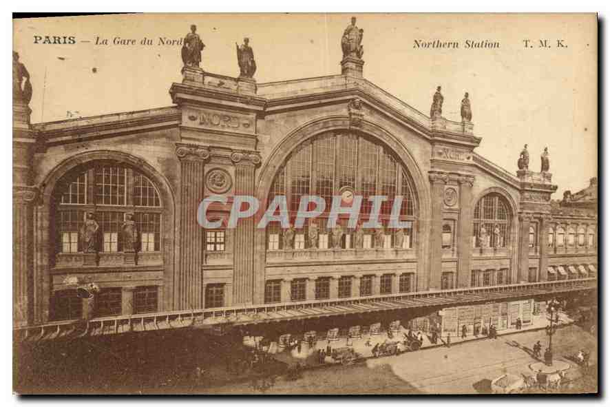 CPA Paris La Gare de Nord 