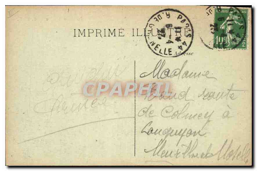 CPA Paris La Gare de Nord  — Rückseite
