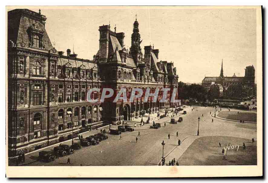CPA Paris en Flanant L'Hotel de Ville 