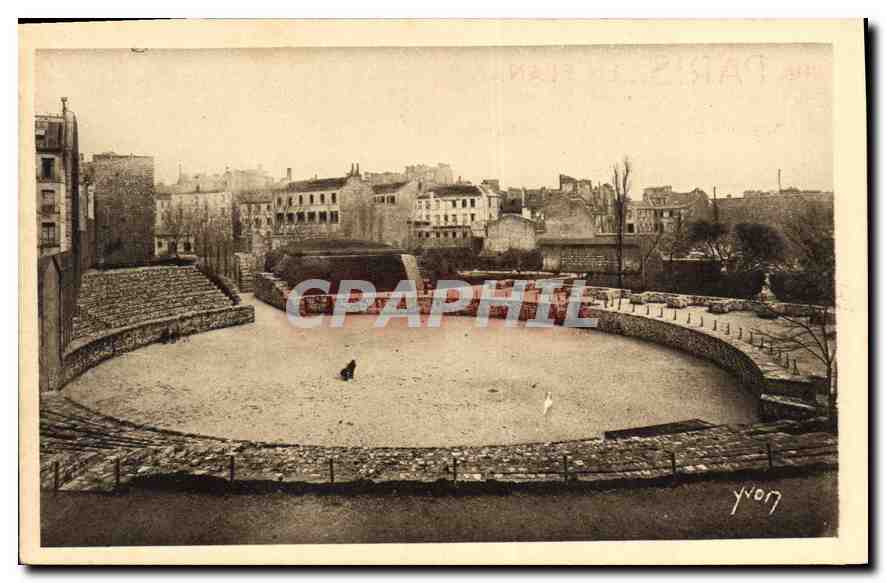 CPA Paris en Flanant Les Arenes de Lutece 