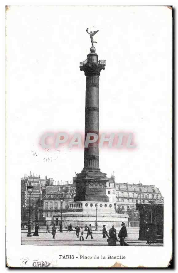CPA Paris Place de la Bastille 